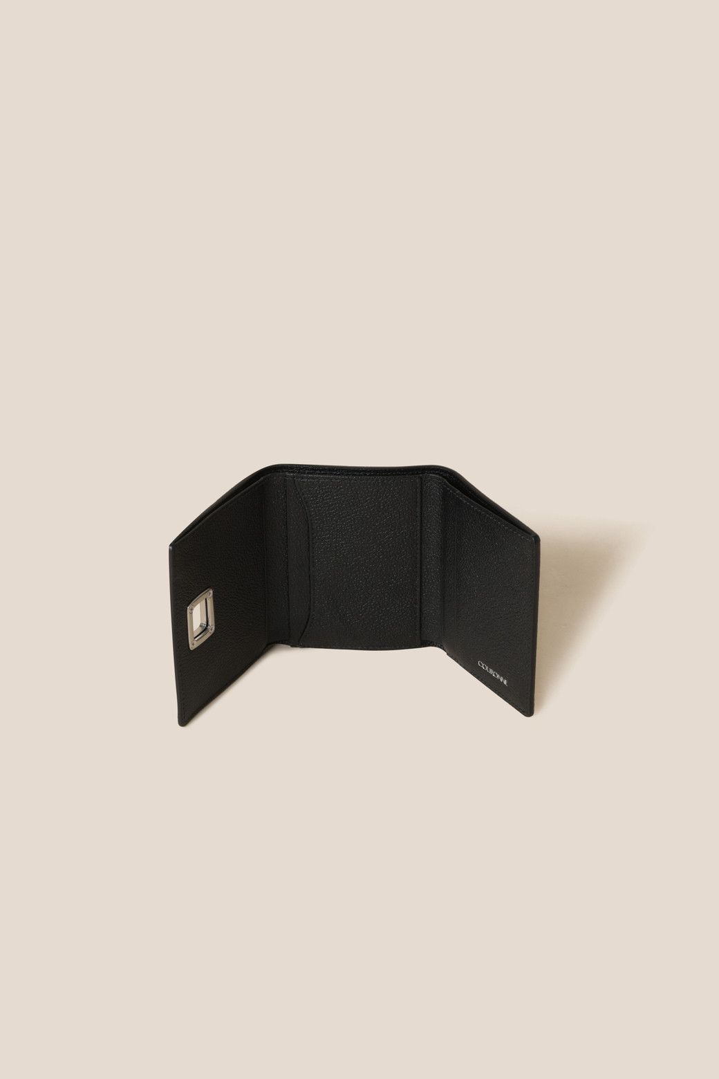【送料込】★韓国★COURONNE Facade Noa Mini Wallet ミニ財布 COURONNE] Facade Noa Mini-half Wallet BLACK / 韓国発