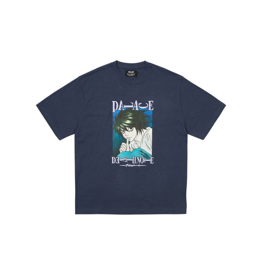 Palace x Death Note】 T-Shirt Black- 25SS (Palace