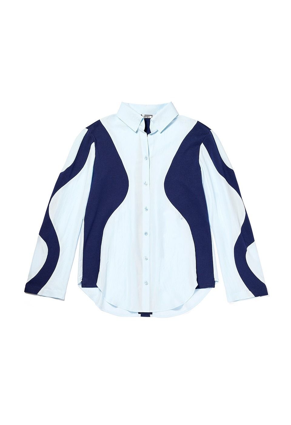 ○ OPEN YY ○ 25SS CURVED PANEL SHIRT (OPEN YY_TheOpen