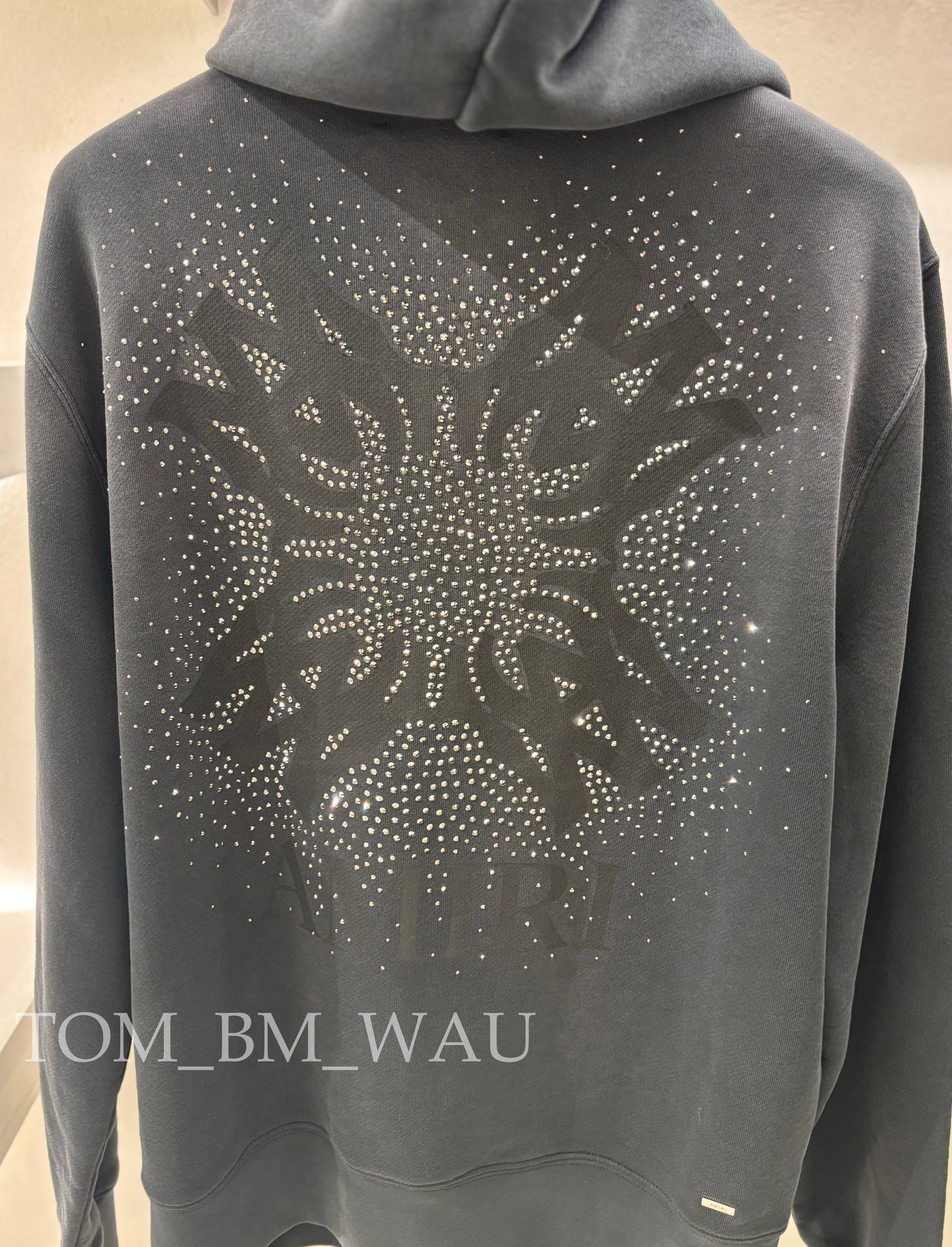 AMIRI】MA クアッドクリスタル ジップフーディー (AMIRI