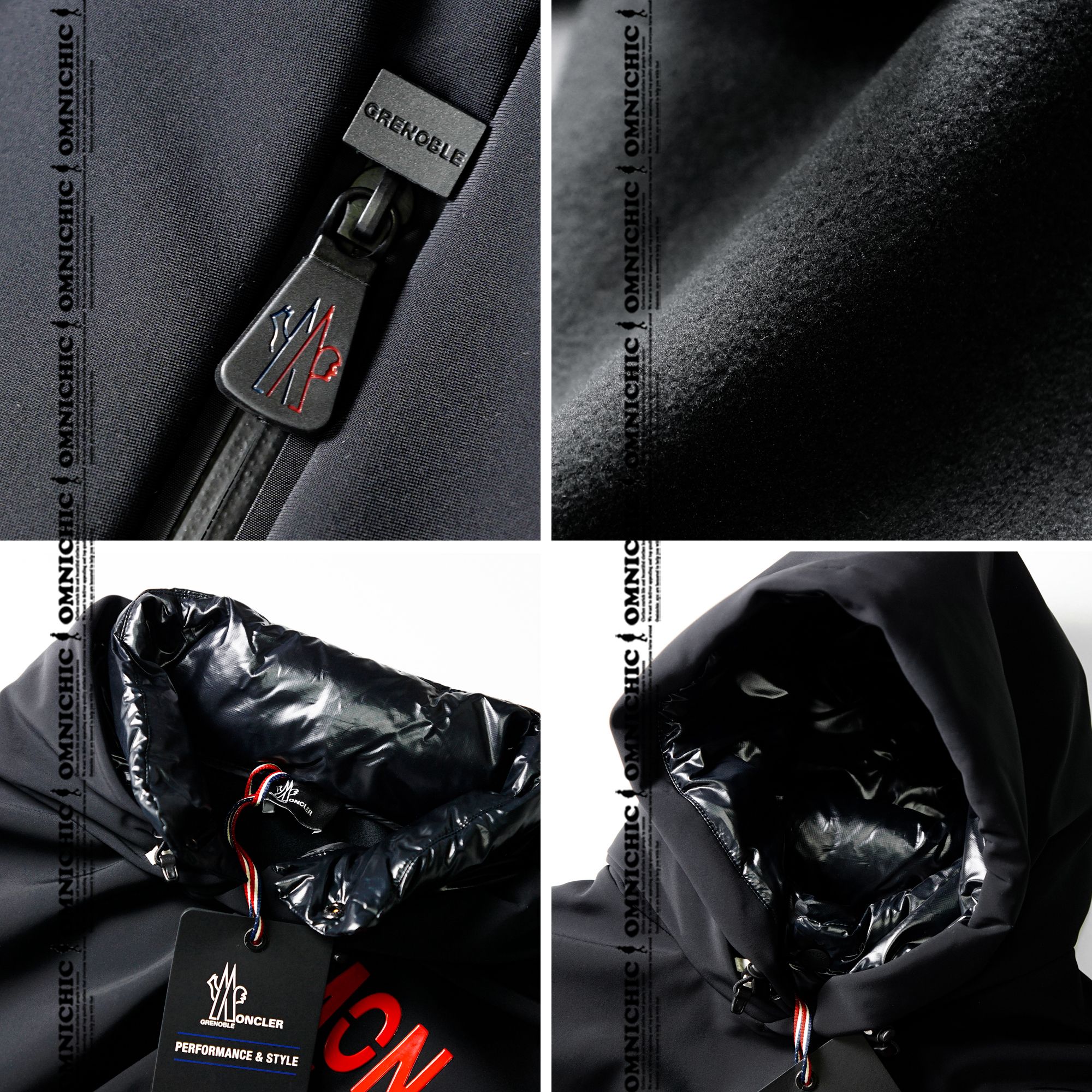 MONCLER モンクレール ダウン襟ビックロゴパーカージャケット