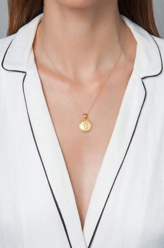国内発*HERMINA ATHENS ヘラクレス チェーンネックレス ゴールド