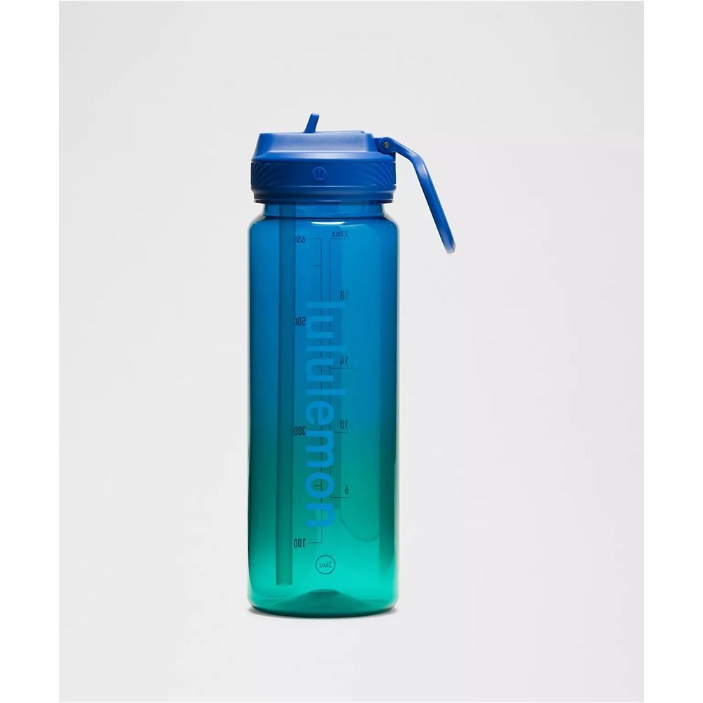 ○lululemon○Back to Life クリアボトル ストロー付き 710ml