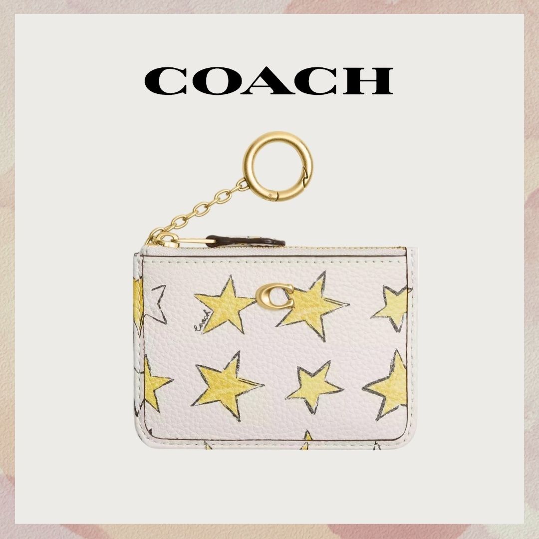【COACH】エッセンシャル ミニ ID カード ケース・スター セール】エッセンシャル ミニ ID カード ケース・スター