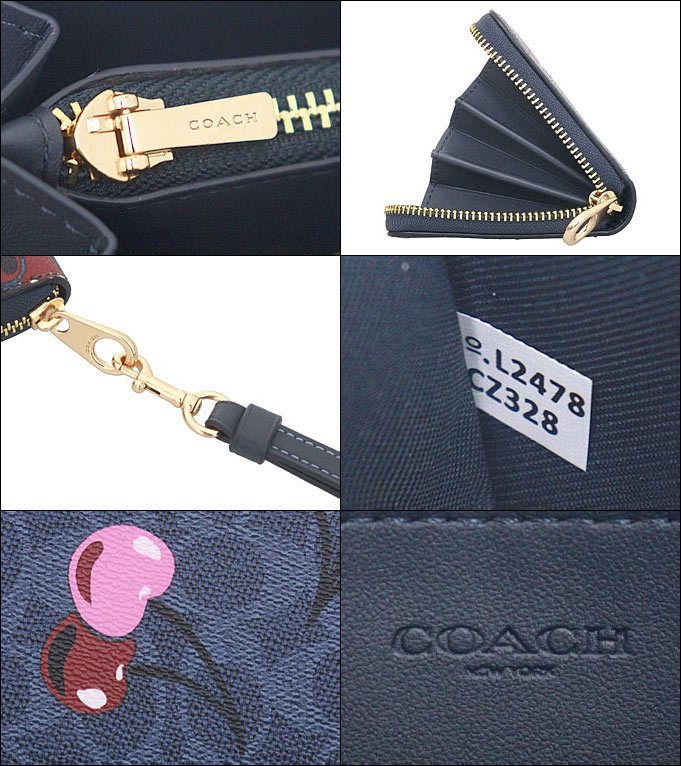 国内発】コーチ チェリー プリント CZ328 長財布 (Coach/長財布
