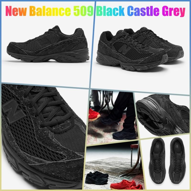 ★人気★ New Balance 509 Black Castle Grey New Balance 509 Black Castle Grey