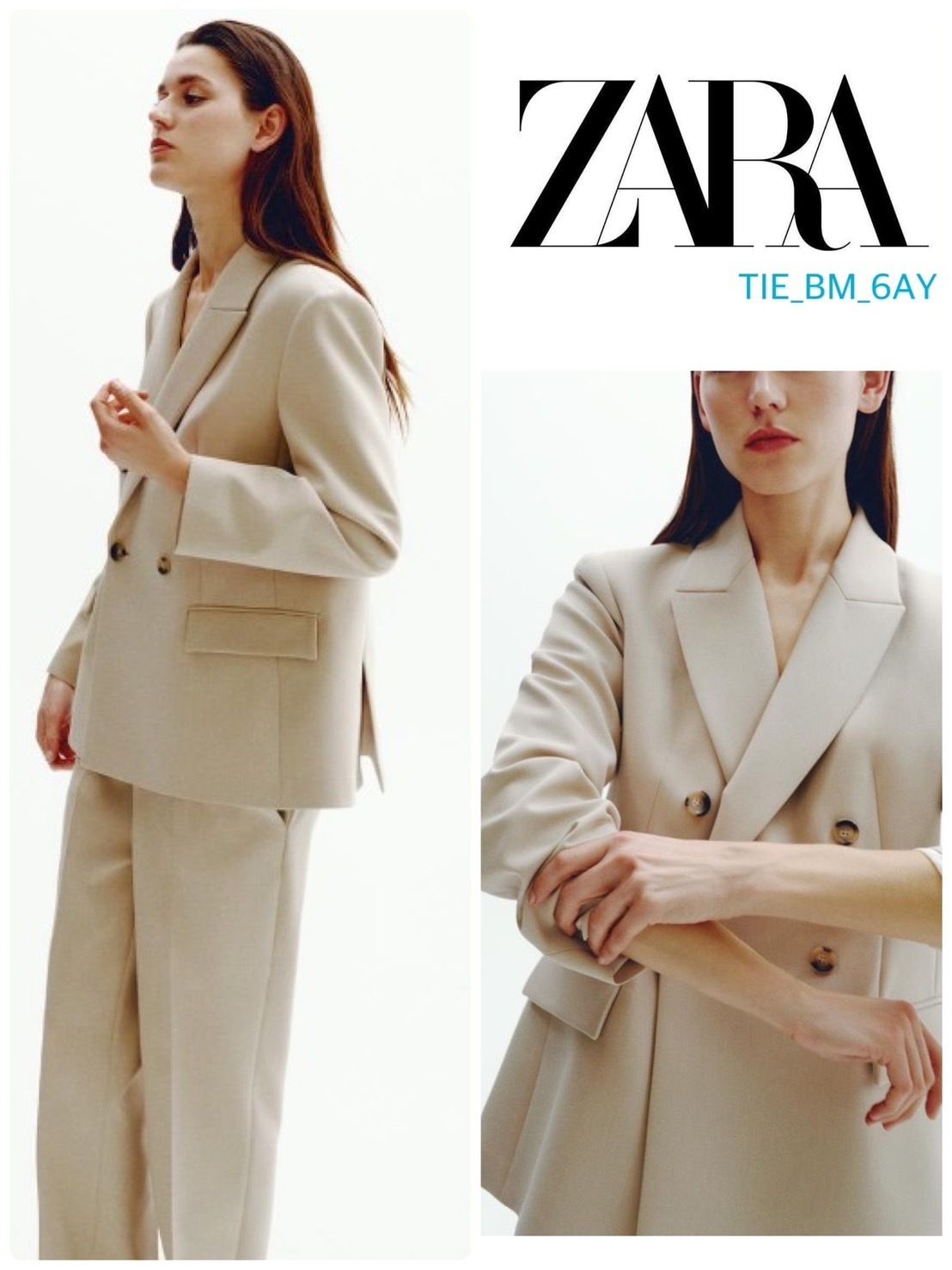 ZARA BASIC/ストライプ テーラードジャケット/羽織/セレモニー