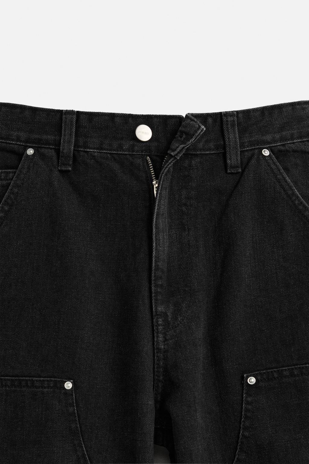 ☆ドイツ発*ZARA*新作*ダブルニーデニム/BLUE☆ (ZARA/デニム
