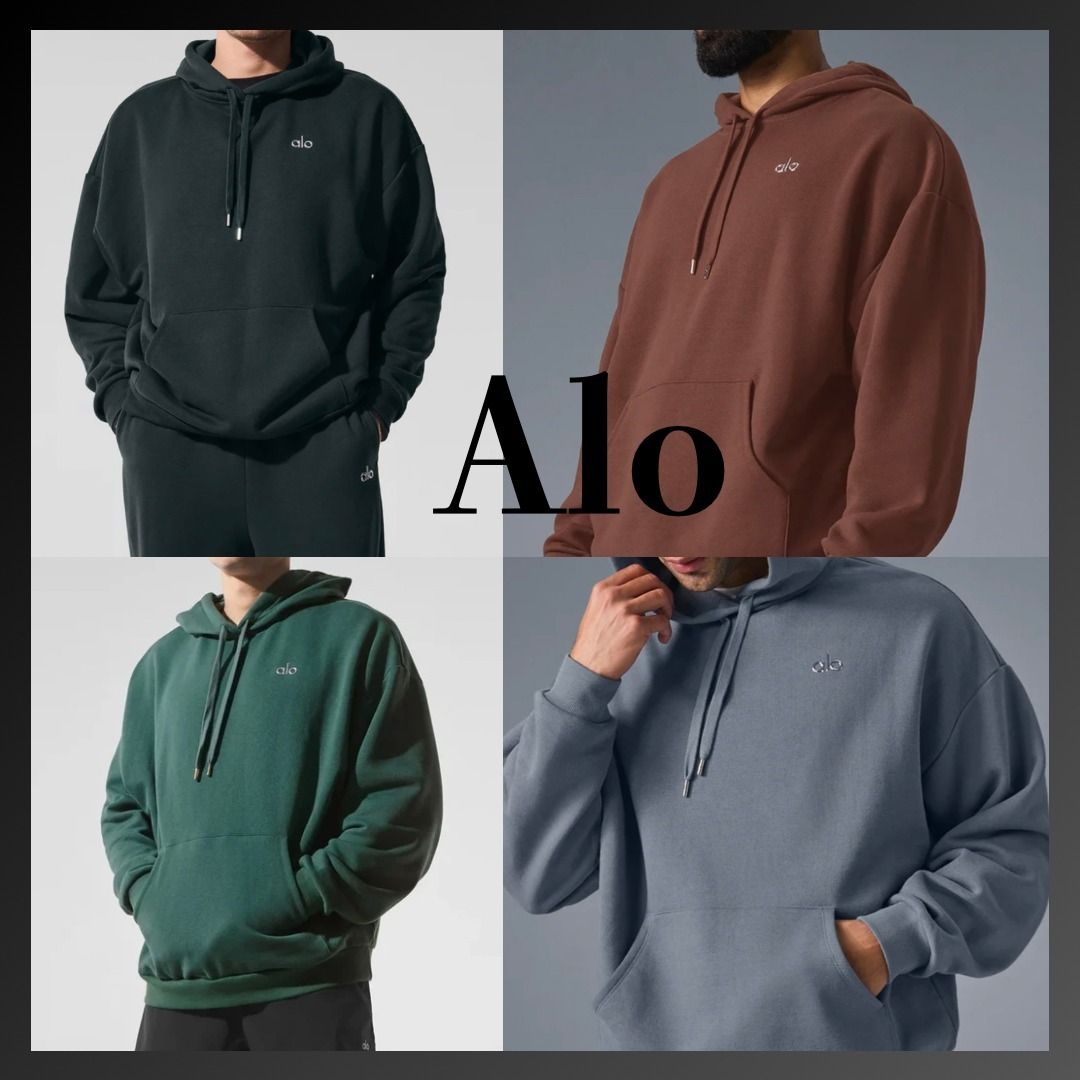 Alo Yoga＊Accolade Hoodie ロゴ パーカー フーディー (ALO Yoga