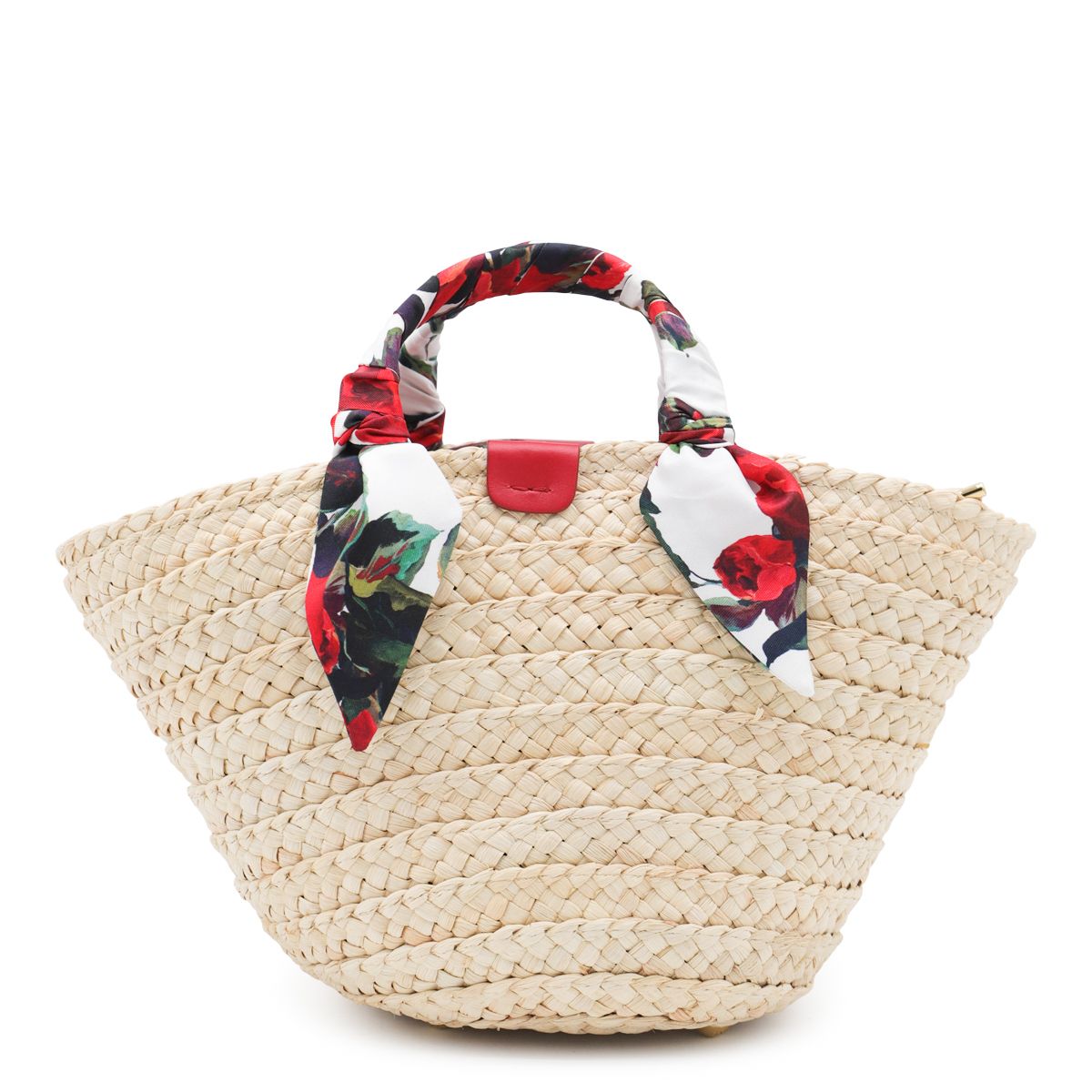 DOLCE & GABBANA- RAFFIA SATCHEL (Dolce & Gabbana/かごバッグ