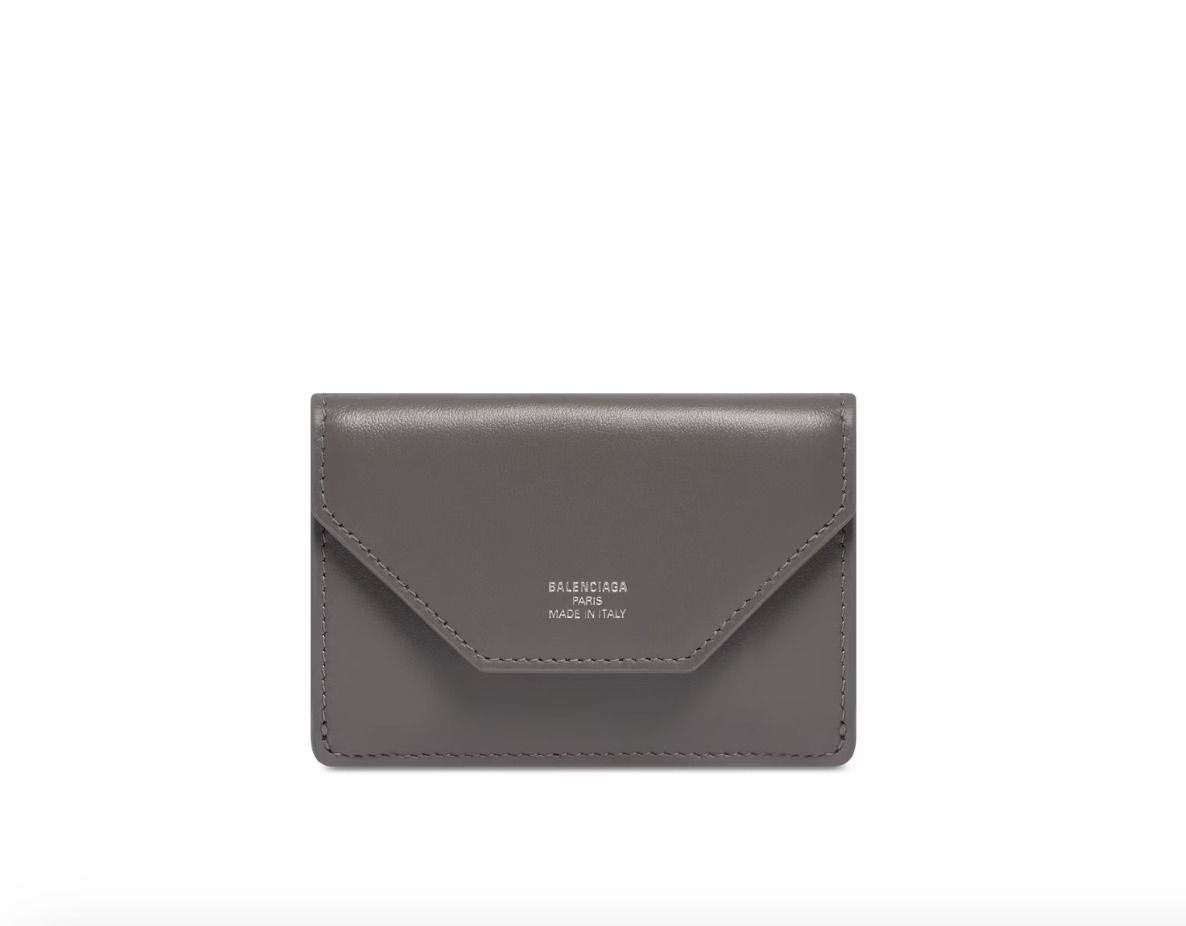 【国内発】BALENCIAGA ENVELOPEミニウォレットロゴ ギフト包装可 日本限定☆BALENCIAGA☆Envelope ミニウォレット 3色