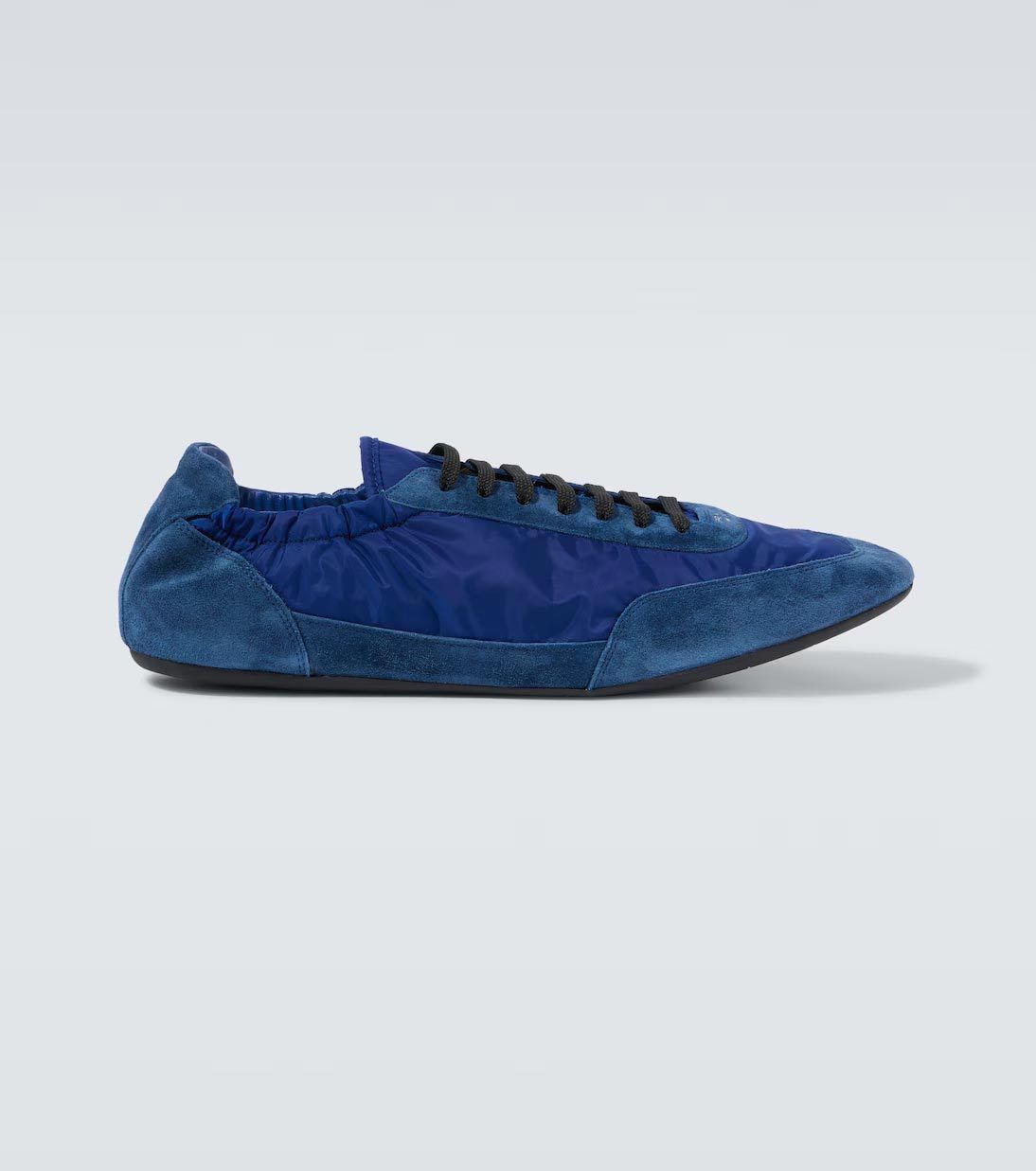 PRADA】Collapse Re-Nylon and suede elasticized スニーカー