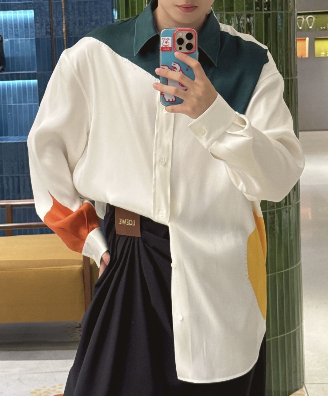 ロエベ XSサイズ ワイドシルエットパンツ