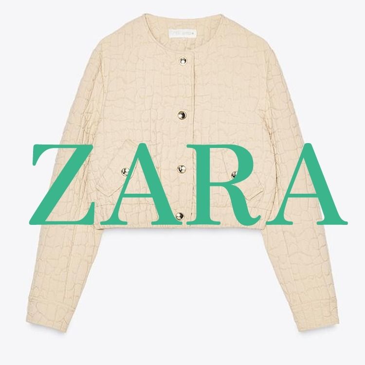 すぐ届く☆ZARA ポケット♡ ハート キルティングジャケット