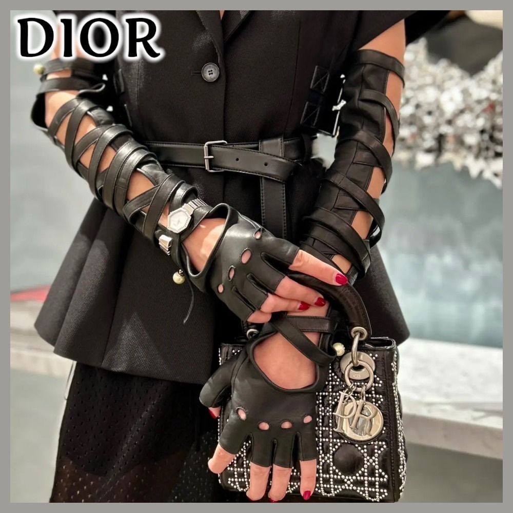 DIOR | CD Icon グローブ グレインレザー