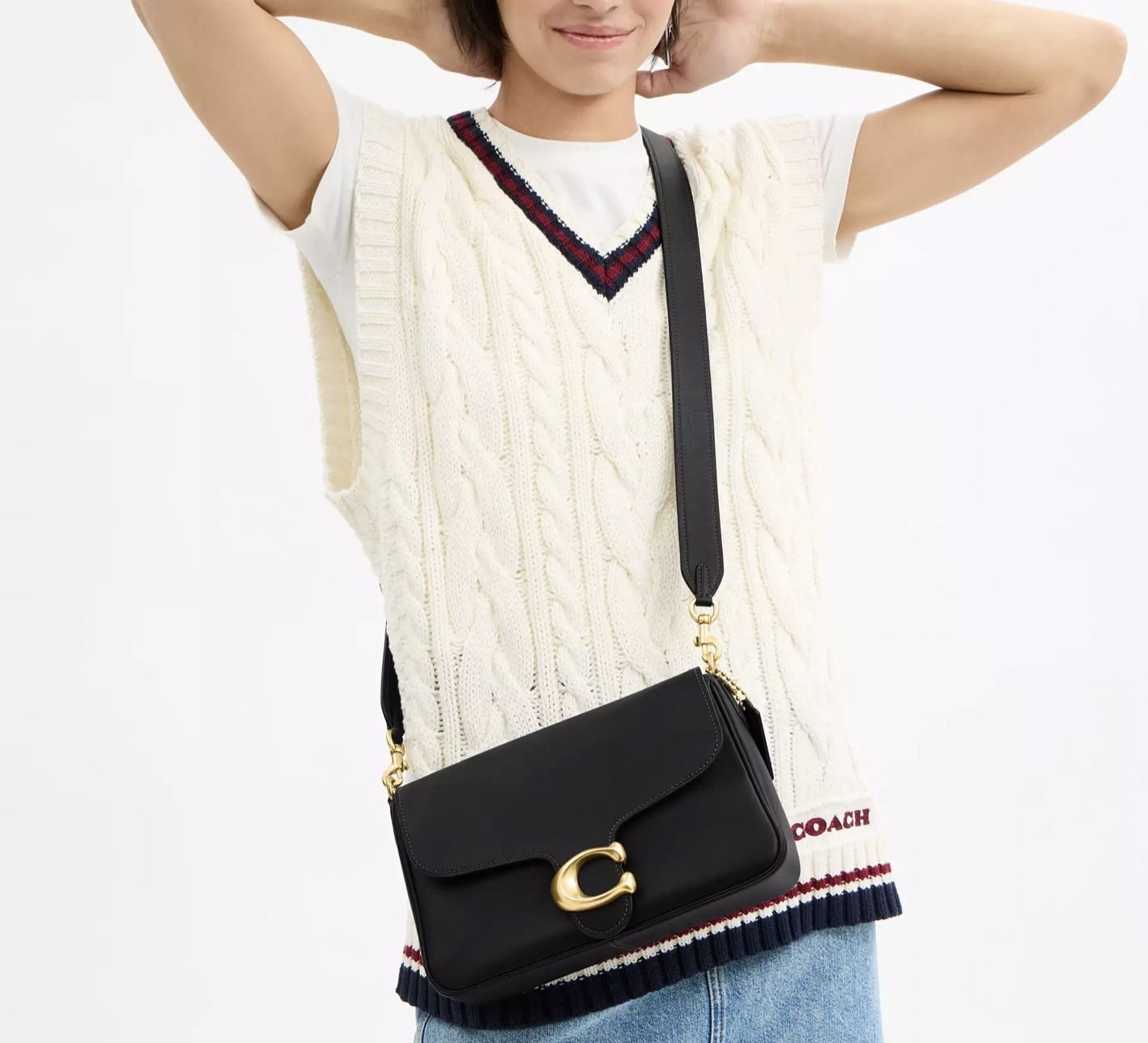 【COACH】大人気!ソフト タビー ショルダー バッグ 国内発送 ☆すぐ届く☆ソフト タビー ショルダー バッグ☆人気 (Coach