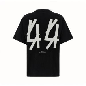 44LABELGROUP】 Tシャツ ブラック B0030556FA582P396 (44 LABEL