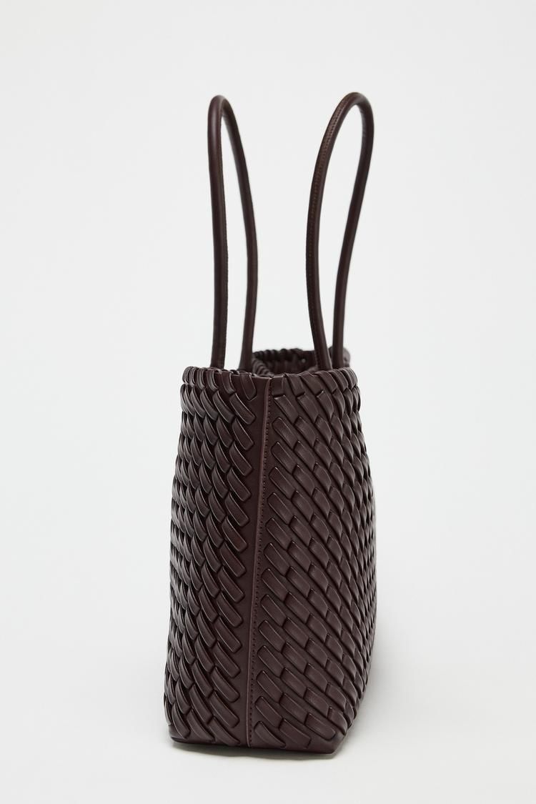 【ZARA】編み込み縦長トートバッグ 6079/510/624 ZARA】編み込み縦長トートバッグ 6079/510/624 (ZARA/トート
