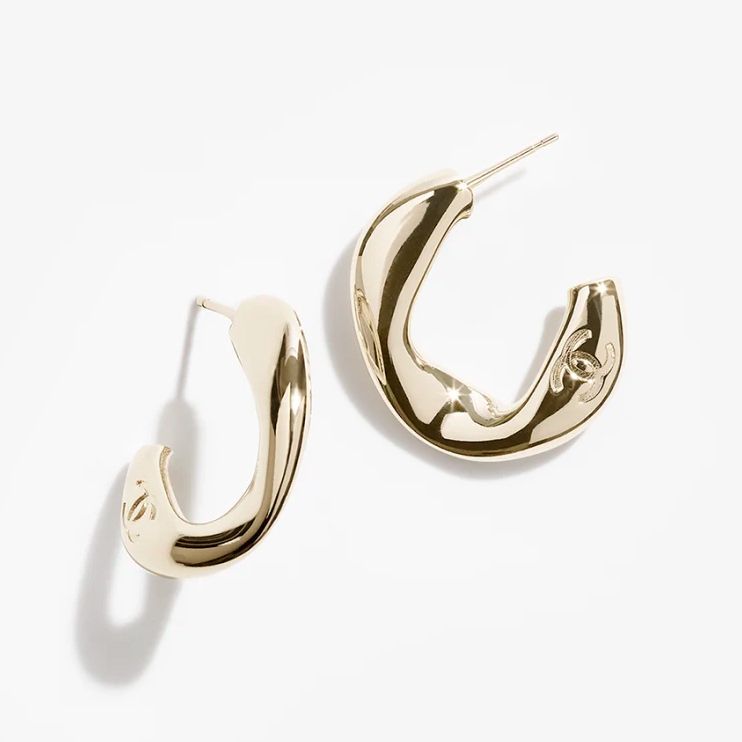 25S 使える♡CHANEL CCロゴフープピアス (CHANEL/ピアス) ABF589
