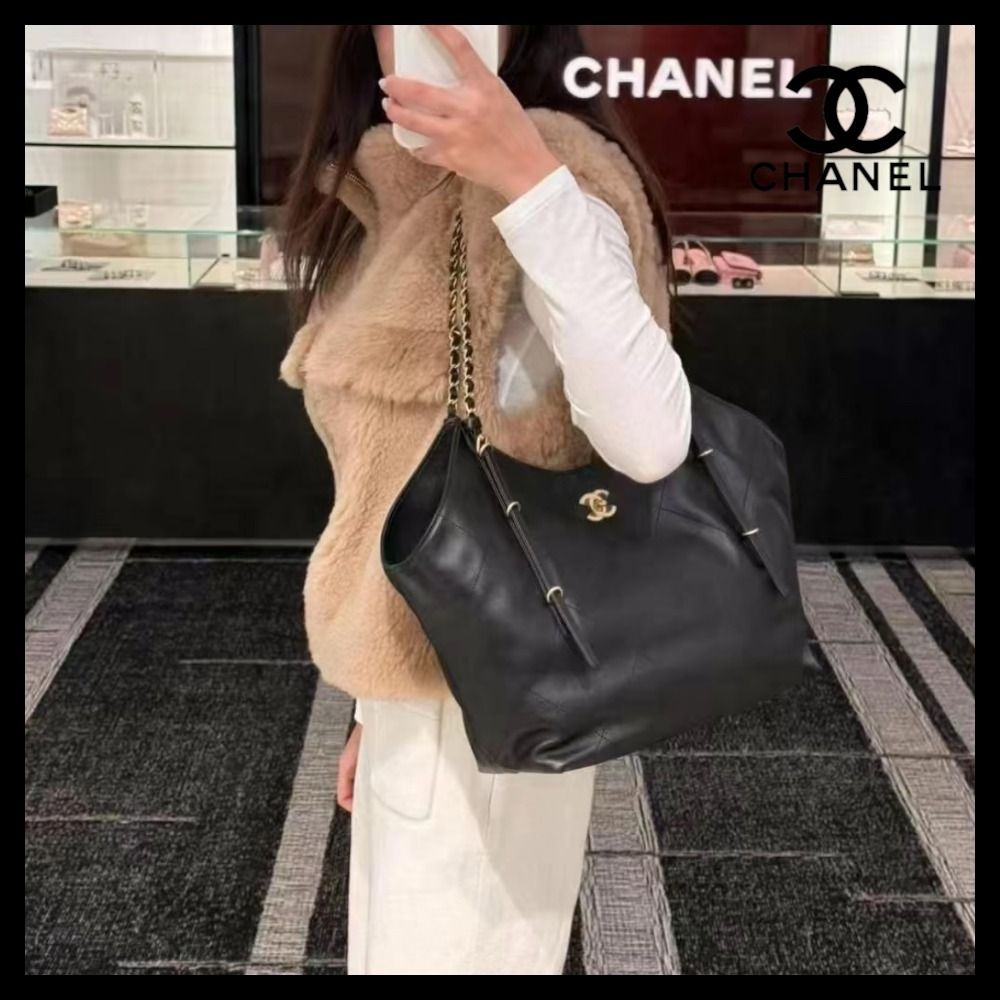 CHANEL シャネル エコバッグ ノベルティ ロゴ ブランド トート