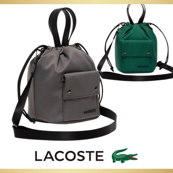 高品質 LACOSTE】ラコステ 2WAY巾着バッグ プレゼントにも unisex バッグ
