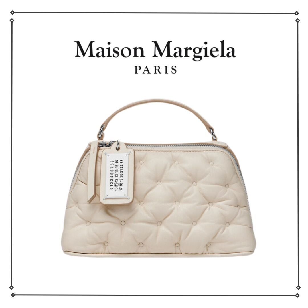 送料、関税込み Maison Margiela Glam Slam トラペゾイドバッグ Maison Margiela 【新作】グラムスラム トラペゾイドバッグ