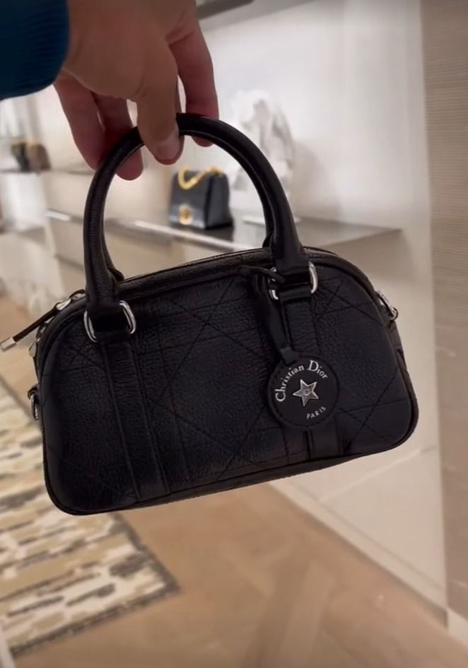 【おしゃれなデザイン♪】Dior バッグ デニムがお洒落♪【Dior】《Saddle》ロデオ ポーチ バッグ (Dior