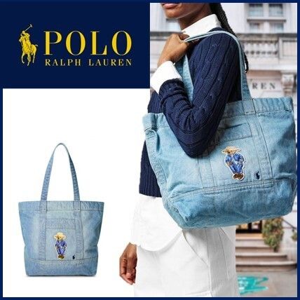 Polo ベア キャンバス ミディアム トート | ラルフ ローレン公式