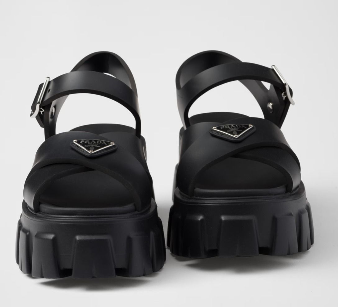 PRADA☆プラダ モノリス ラバー サンダル (PRADA/サンダル