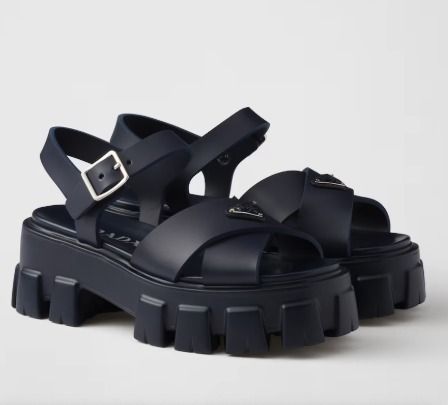 PRADA☆プラダ モノリス ラバー サンダル (PRADA/サンダル
