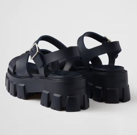 PRADA プラダ モノリス ラバー サンダル サイズ5 24cm - メルカリ