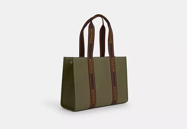 【COACH】キャンバス ラージ スミス トート バッグ A4サイズ可 COACH】キャンバス ラージ スミス トート バッグ A4サイズ可