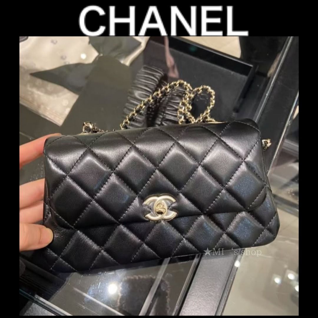 【ツイードで上質に☆】大人の魅力溢れる◆CHANELフラップバッグ トップハンドル フラップ バッグ、ウール ツイード & カーフ