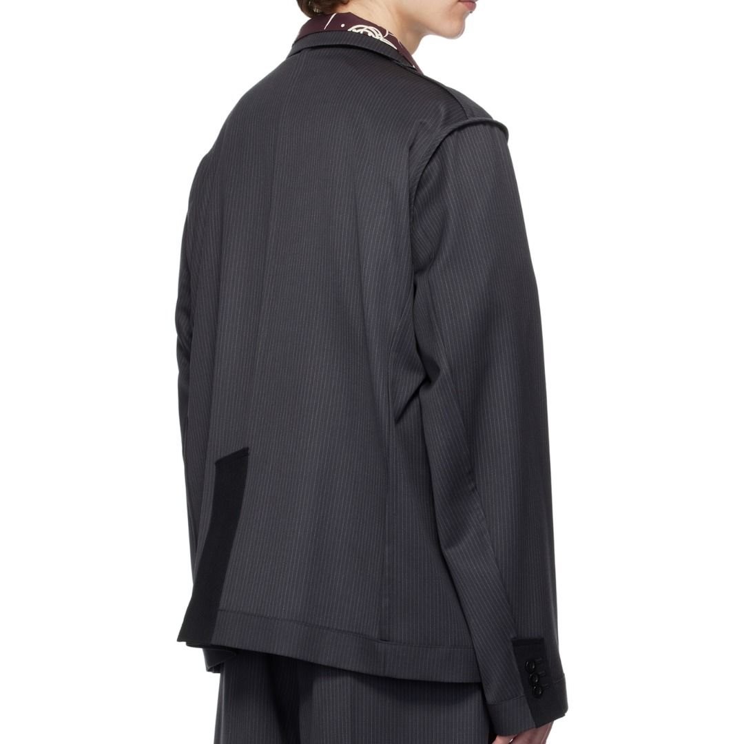サカイSacai テーラードジャケットプリーツ