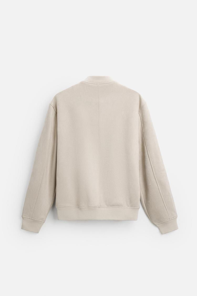 ZARA】フェイクスエード ボンバージャケット 8574/300/806 (ZARA