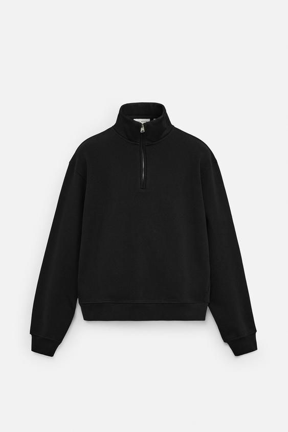 【ZARA】ヘビーウェイト ジップアップスウェットシャツ 4087/431 ZARA】ソフト テクニカル スウェットシャツ (ZARA/スウェット