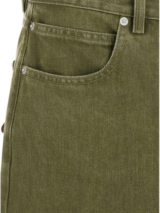 [BOTTEGA VENETA] カラー ターンアップ デニムパンツ BOTTEGA VENETA カラー ターンアップ デニムパンツ (BOTTEGA
