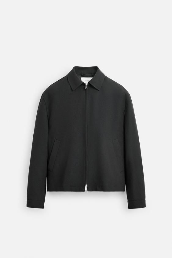 ZARA】ウールシャツジャケット 4305/544/807 (ZARA/ジャケット
