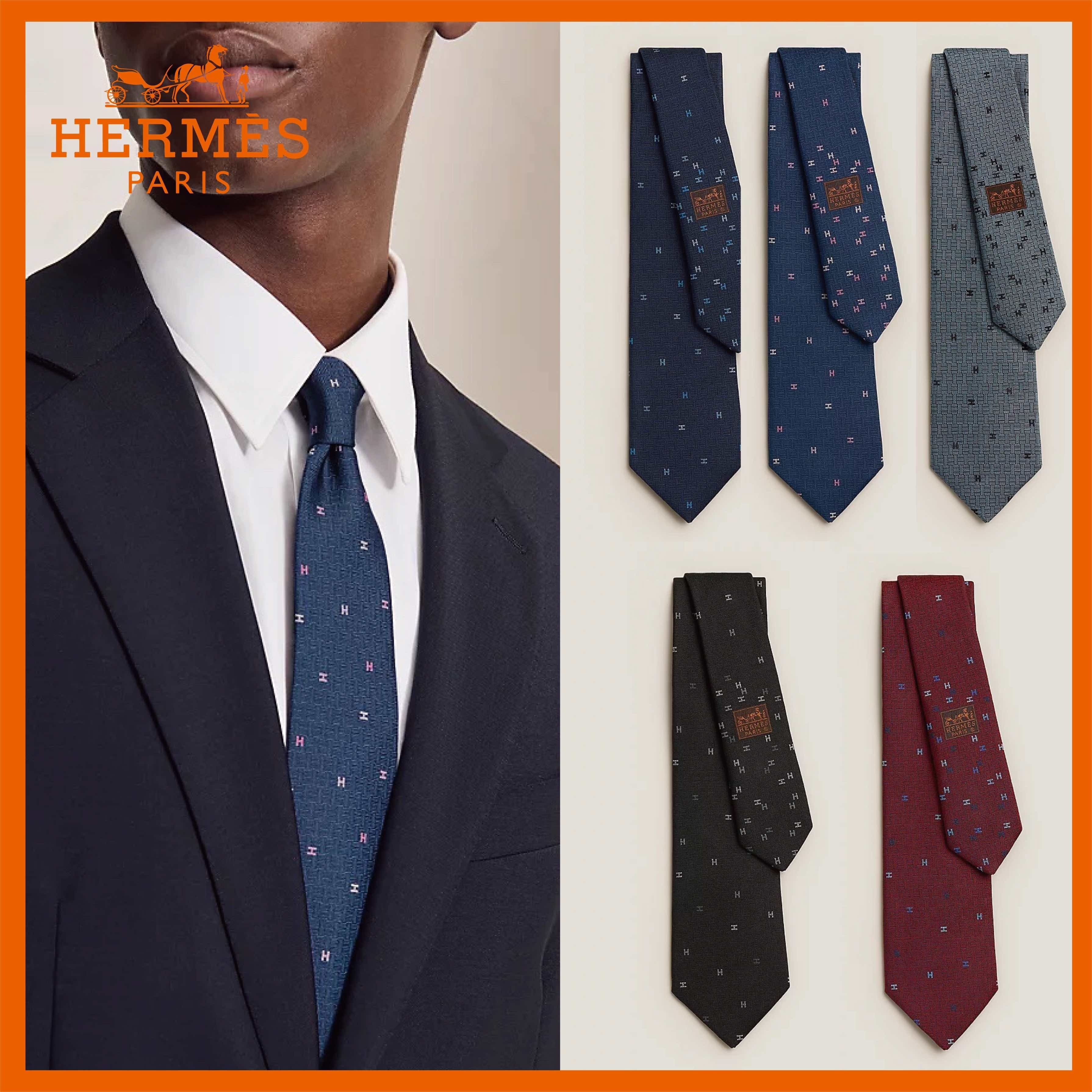 Hermes H Pattern Turquoise Men's Tie HERMES – 銀蔵オンライン