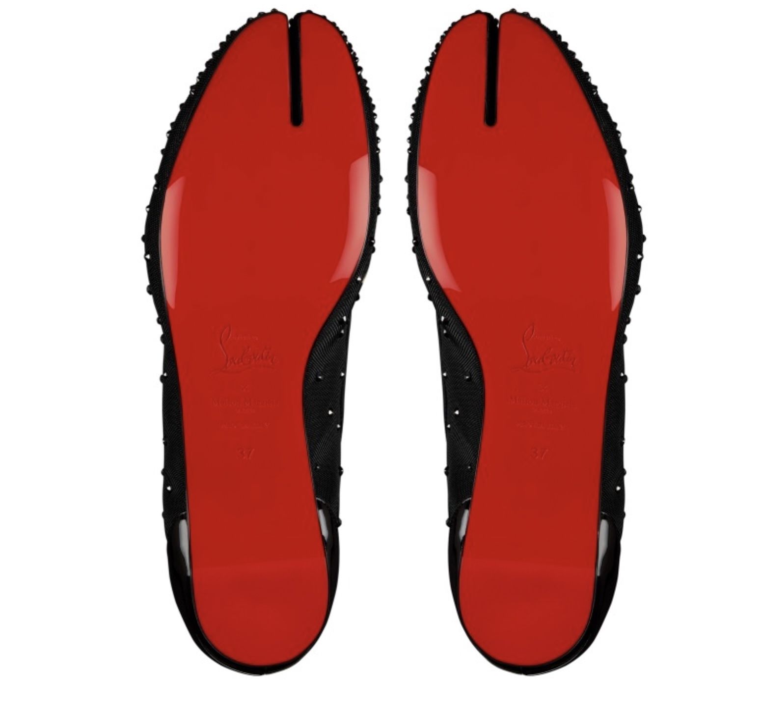 注目コラボ《マルジェラxルブタン》Marlougiela tabi フラット