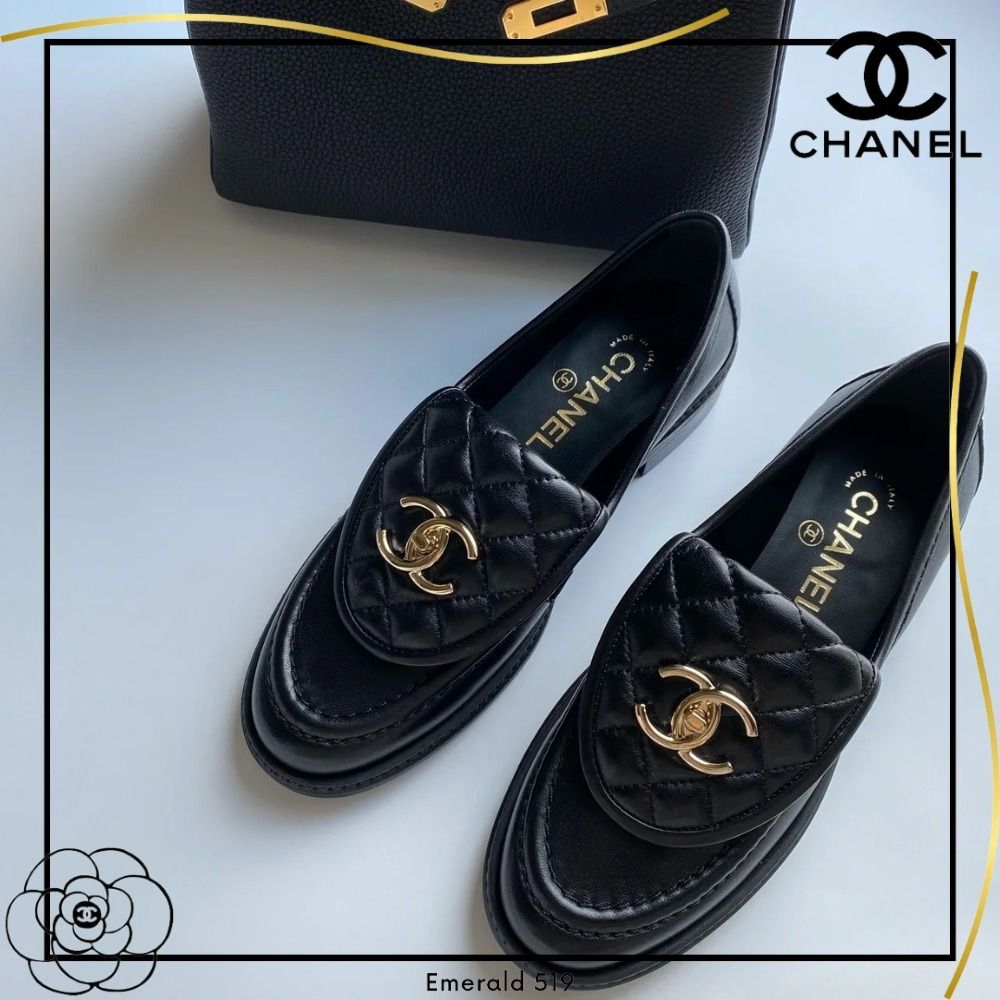 最新作♡2025SS【CHANEL】大人気 定番アイテム ローファー 最新作♡2025SS】大人気 定番アイテム CHANEL ローファー