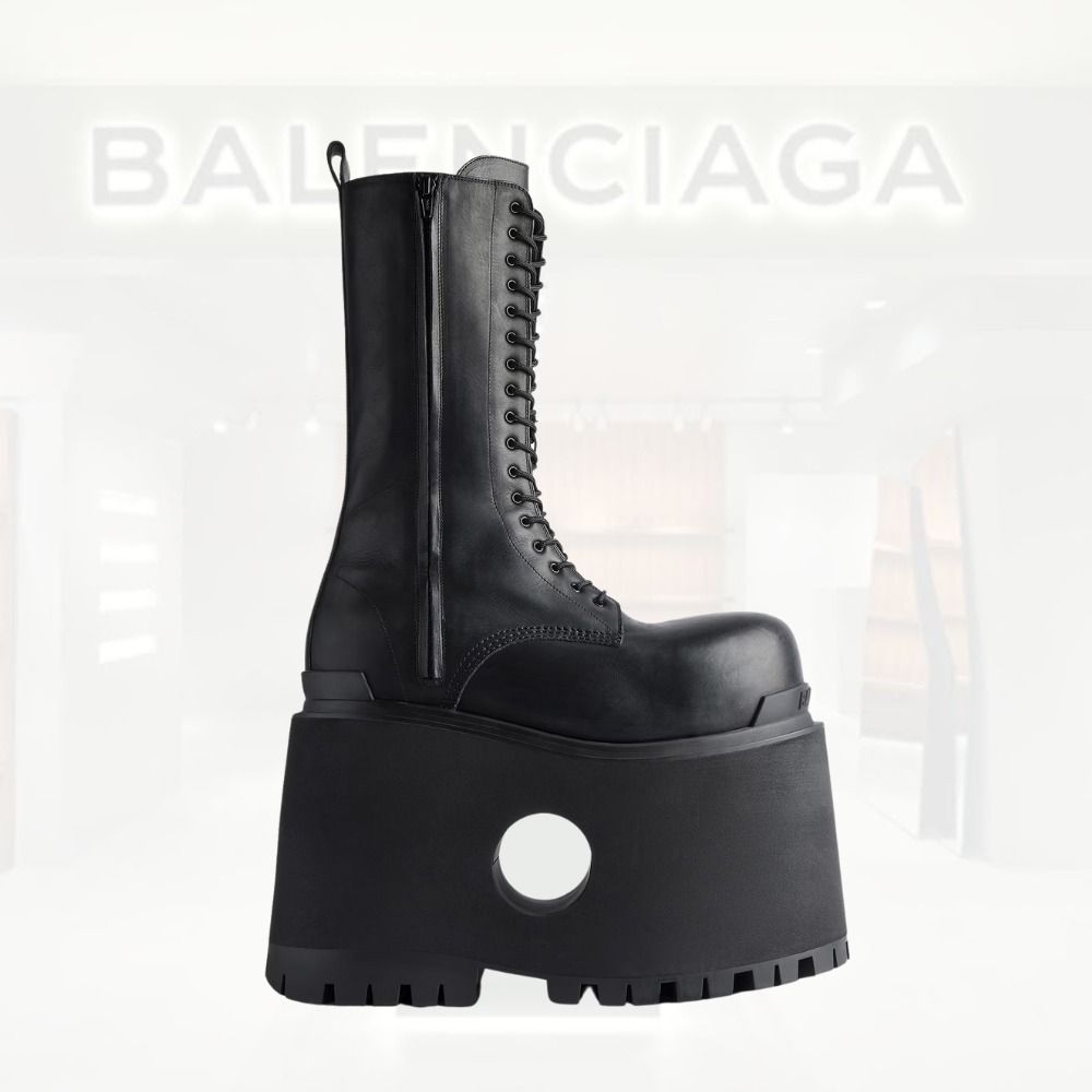 BALENCIAGA】バイカー 90mm ブーティ (BALENCIAGA/ロングブーツ