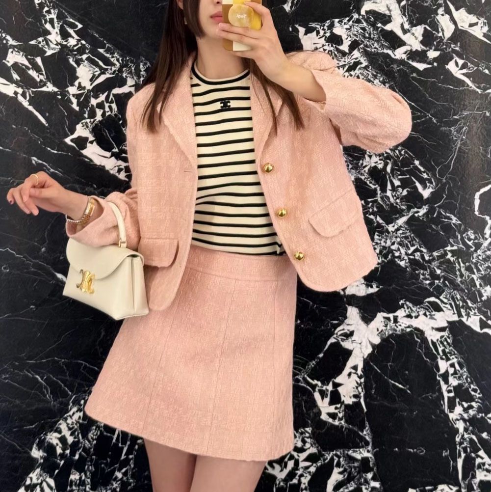 CELINE trapeze mini skirt 関税込 セリーヌ ミニスカート