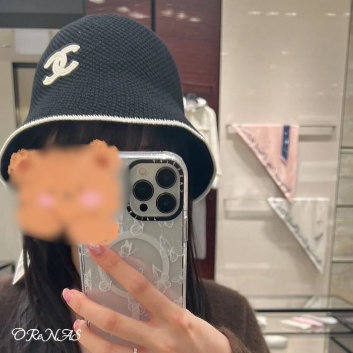 【大人気♡25C】CHANEL バケットハット バケット ハット - ミックス ファイバー、ブラック & ホワイト