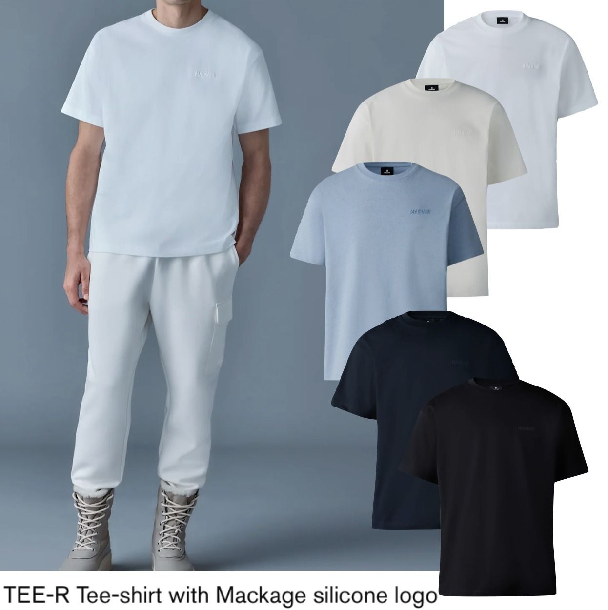 ●MACKAGE マッカージュ●TEE-W Mackage シリコンロゴ入 Tシャツ TEE(UNISEX)｜MACKAGE (マッカージュ) 日本公式サイト