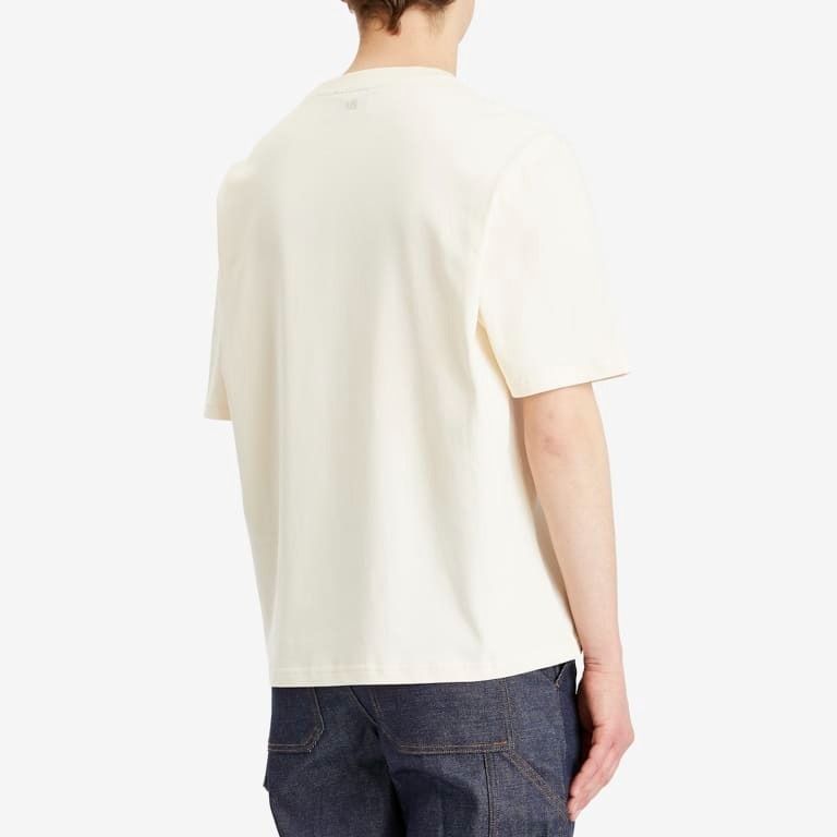 国内発送】AMI PARIS ニットパッチ Tシャツ ボクシーフィット