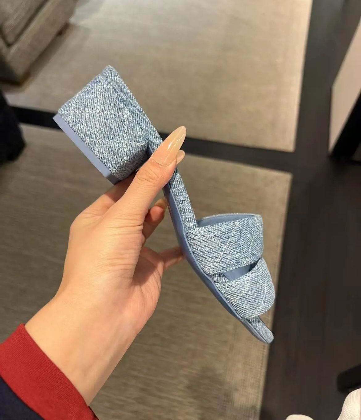 カジュアルで履きやすい♪】CHANEL デニム ミュール サンダル