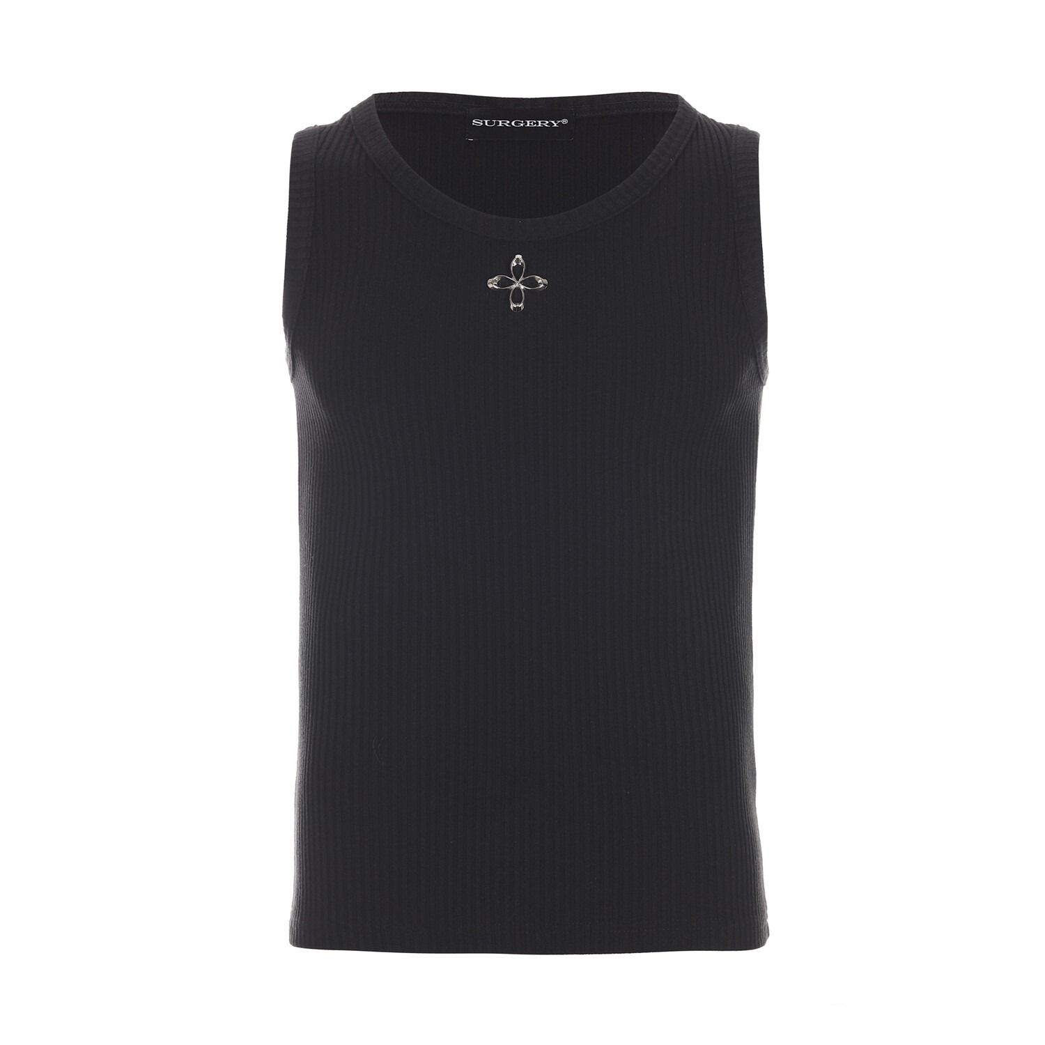 ○SURGERY○ surgery metal clover logo sleeveless (SURGERY