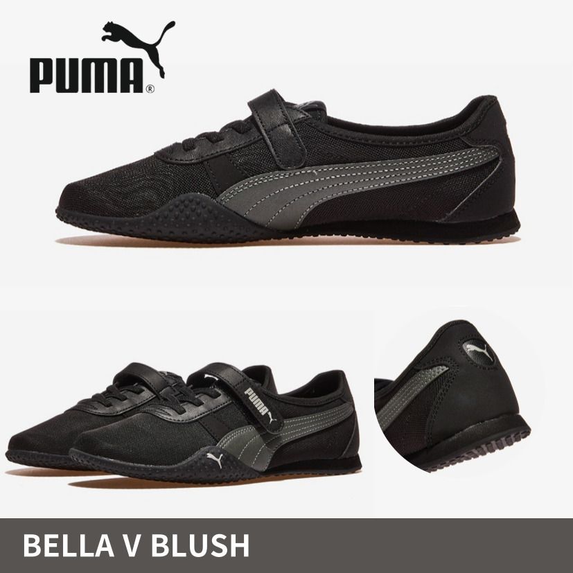 [PUMA] スニーカー BELLA V BLUSH (4color) PUMA] ☆大人気☆ BELLA V BLUSH BLACK ☆追跡可☆日本未入荷