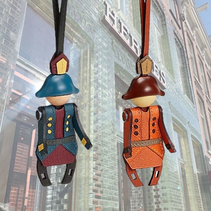 ☆パリエルメス本店☆【HERMES】花火師 バッグチャーム (HERMES